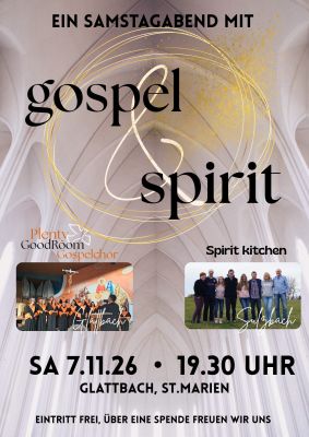 Plakat Konzert mit Spirit Kitchen 07.11.26